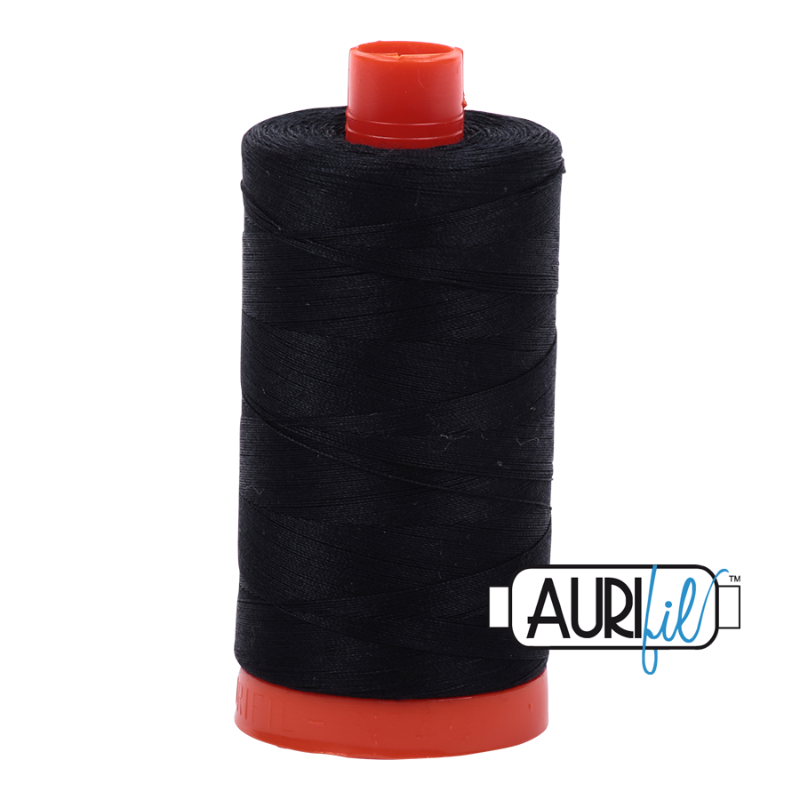 Aurifil Allesnähgarn "Black"