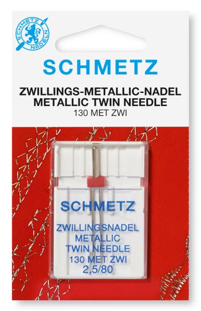 Zwillings-Metallic-Nadel 2,5/80