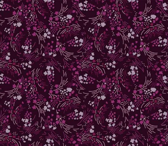 Filippas Line - Blumenwirbel burgunder
