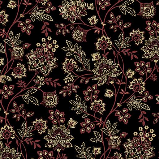 Prairie Homestead Bandana Blumenschwarz