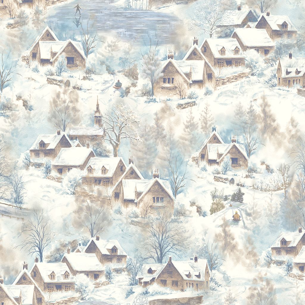 Winter whisper into the village