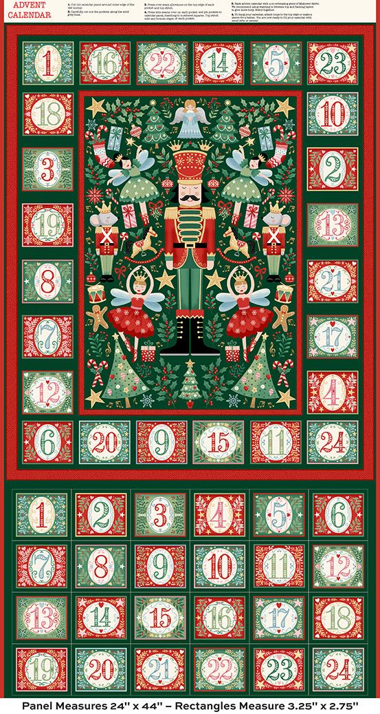 The Nutcracker Advent Calender green