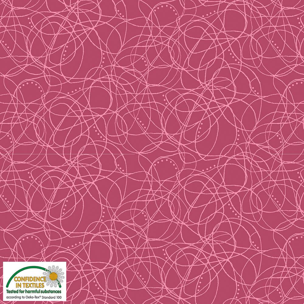 Quilters Combination rosa Schlingen auf Pink