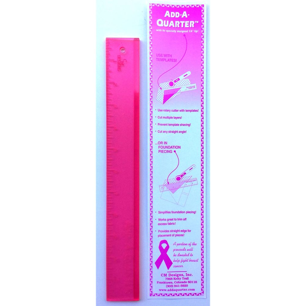12 inch Add-A-Quarter pink 12 inch Add-A-Quarter pink