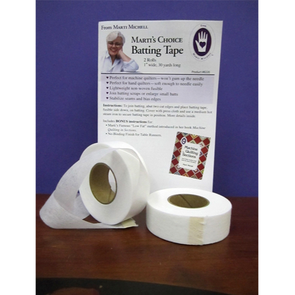 batting_tape-Quick-Preset_600x600 Klebevlies 1" von MARTI MICHELL (2 St.)