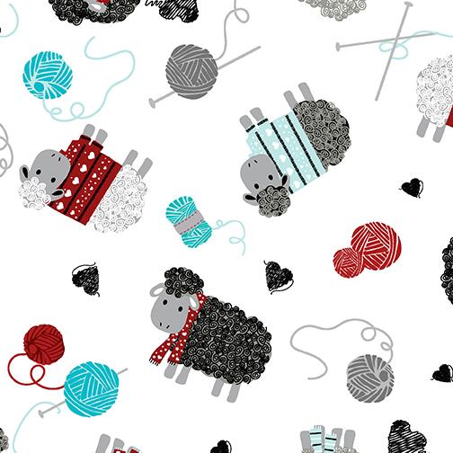 All You Knit is Love - Mutterschaf weiß