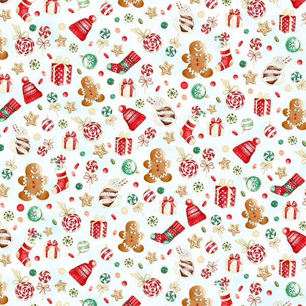 Gingerbread Lane tossed