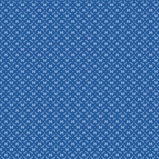 FQ Bunnies & Blossoms - Mini Butterfly Cameo - blue