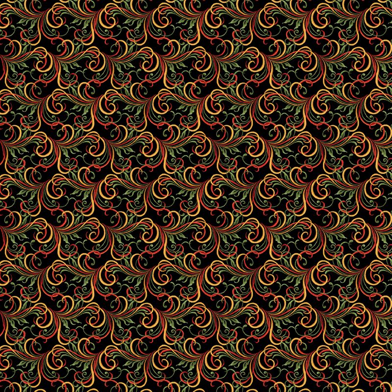 Autumn Cats, Swirl Essence Black/Multi