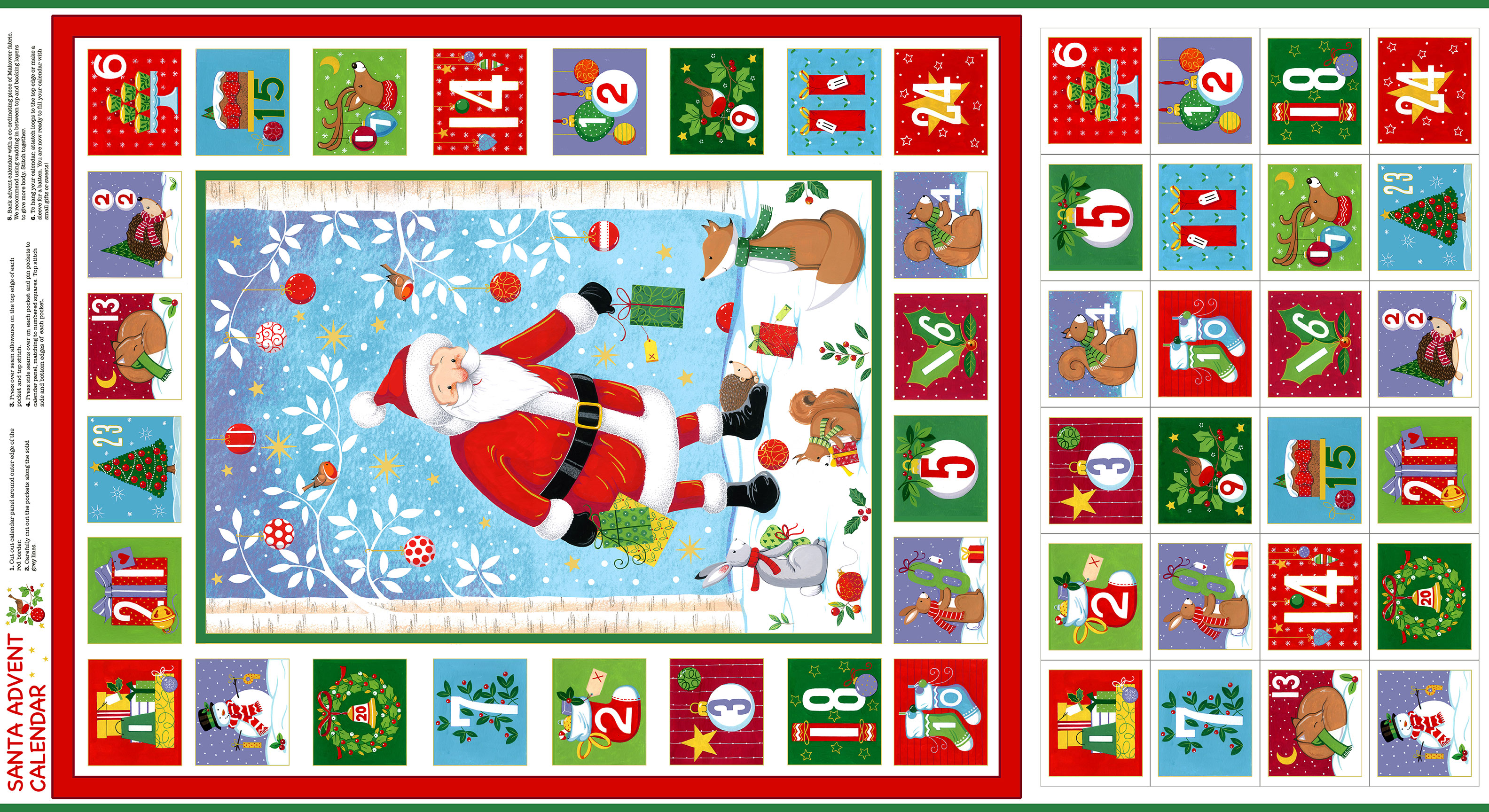 ADVENT Merry Santa Calendar