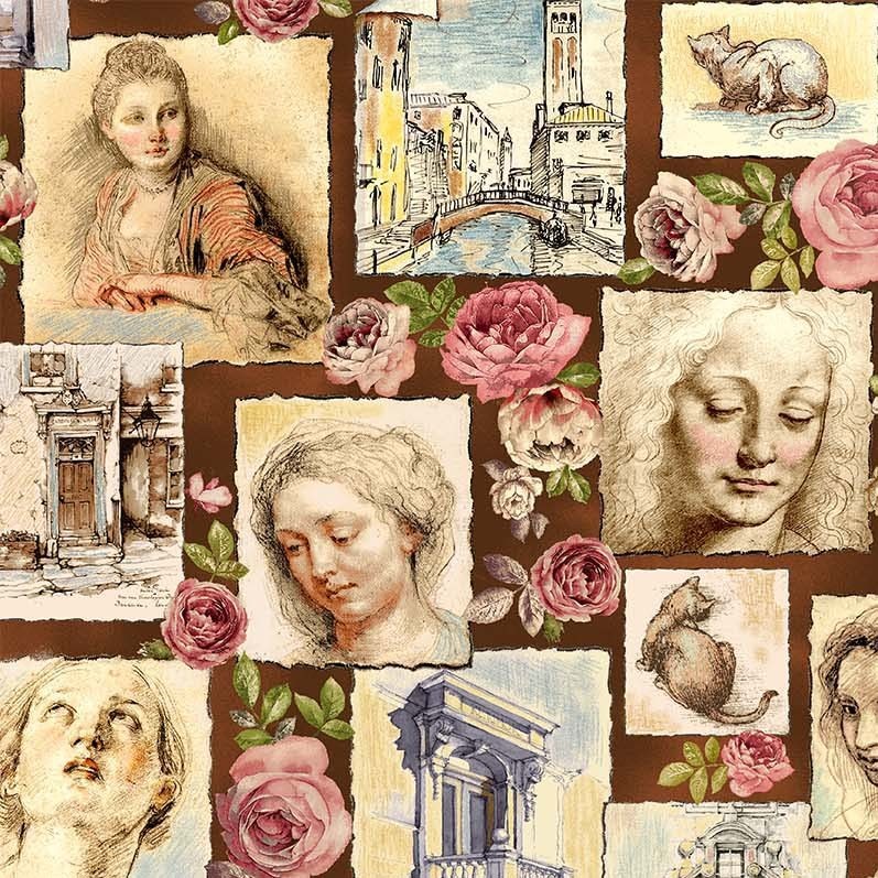 Old masters - great artists brown