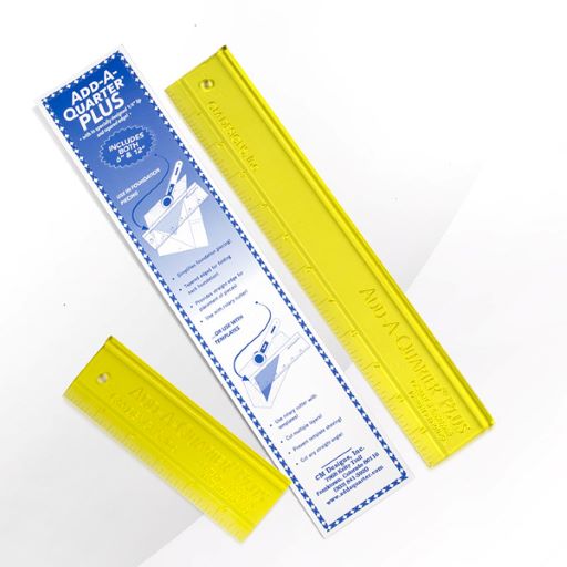 12 & 6 inch Add-A-Quarter Plus yellow