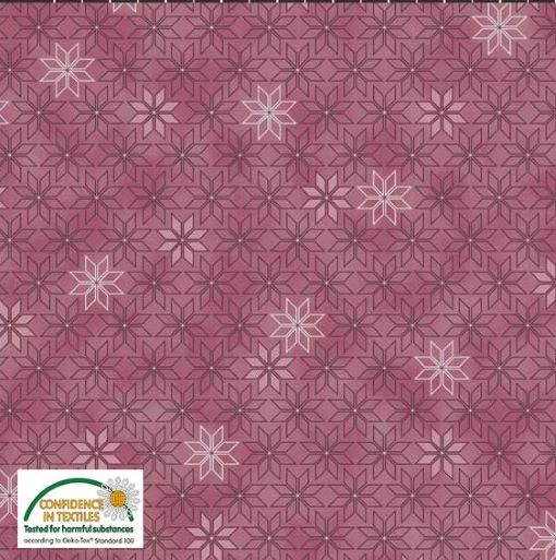 Christmas is near - Stars ornament dusky pink