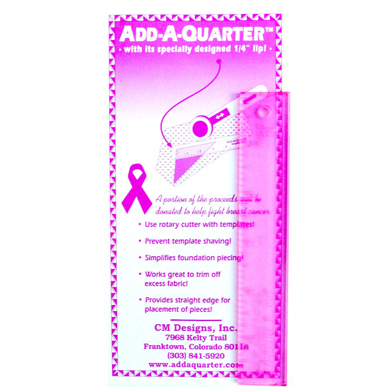 426CM06PINK_item_pk_addaquarter-klein 6 inch Add-A-Quarter 1/4" pink