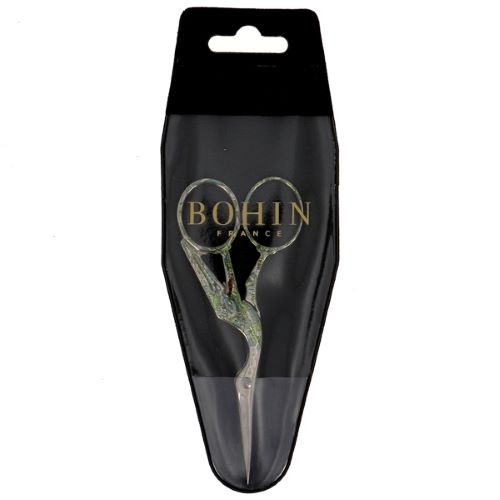EMBROIDERY SCISSORS Stork - light green 11,5 cm
